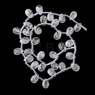 Natural Quartz Crystal Beads Strands G-L654-K01-01-1