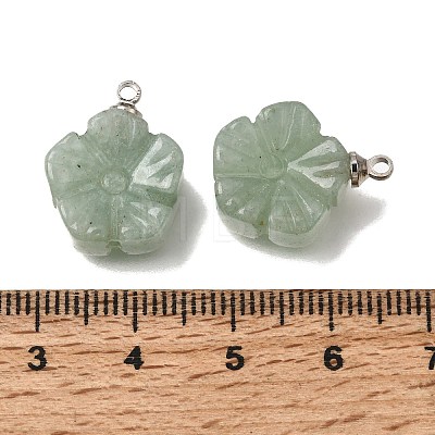 Natural Green Aventurine Pendants GG-CBA487A-01P-04-1