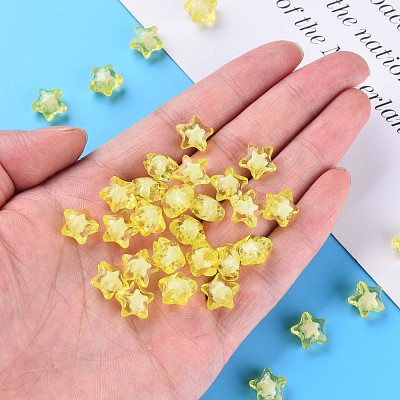 Transparent Acrylic Beads TACR-S152-01A-717-1