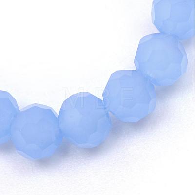 Imitation Jade Glass Bead Strands GLAA-R166-4mm-03D-1