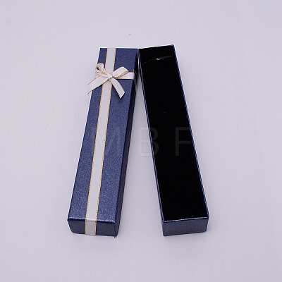 Paper Necklace Box CON-WH0076-52D-1