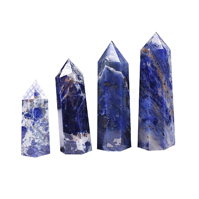 Point Tower Natural Sodalite Home Display Decoration PW-WG54681-03-1