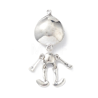 Halloween Tibetan Style Alloy Big Pendants FIND-C029-01B-AS-1