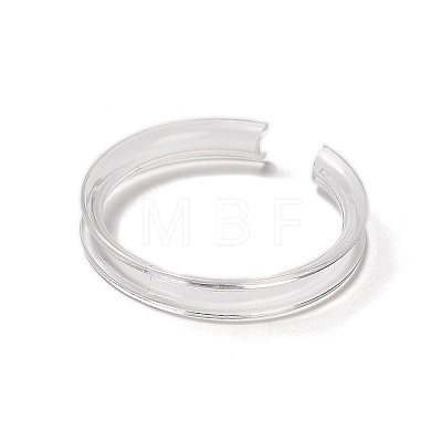 Transparent Plastic Single Bracelet Display Rings BDIS-F006-01B-1