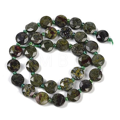 Natural Dragon Blood Beads Strands G-C116-A55-01-1