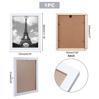 Wood Picture Frame DJEW-WH0050-08A-1