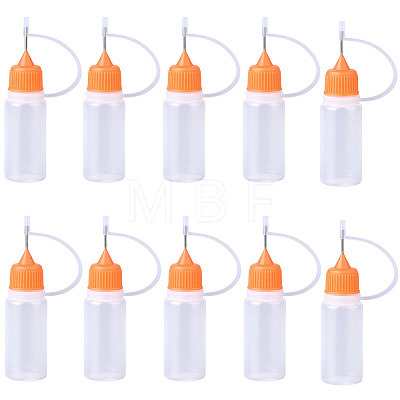 10Pcs Polyethylene(PE) Needle Applicator Tip Bottles TOOL-GF0003-52C-1