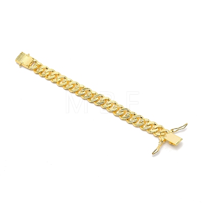 Zinc Alloy Cuban Link Chain Bracelets BJEW-SZC0005-01-1