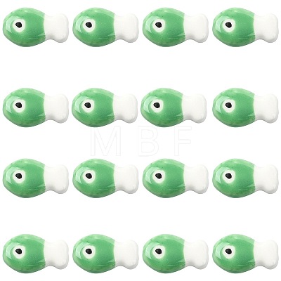 16Pcs Handmade Porcelain Ceramic Beads PORC-FS0001-68C-1