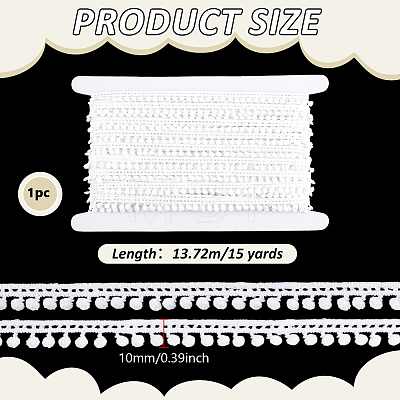 15Yard Polyester Lace Ribbon OCOR-PH0007-98B-1