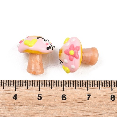 Handmade Lampwork Enamel Beads LAMP-B055-02F-1