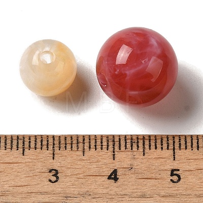 Opaque Acrylic Beads MACR-K359-08-1