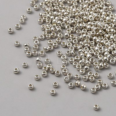 Metallic Colours Glass Seed Beads SEED-WH20001-01C-1
