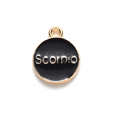 Alloy Enamel Pendants LS-ENAM-S124-01A-08L-1