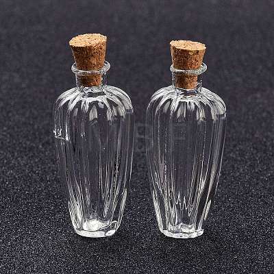 Glass Cork Bottles LS-AJEW-O032-05C-1