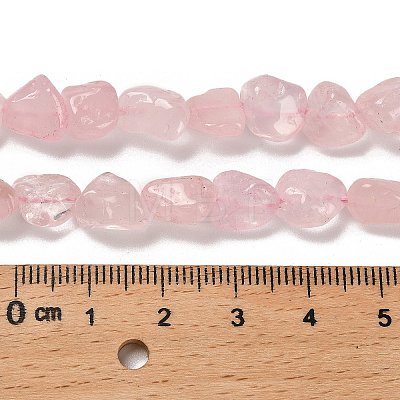 Natural Rose Quartz Beads Strands G-P497-01E-79B-1