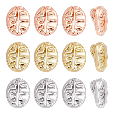 12Pcs 3 Colors Brass Pendants FIND-DC0001-53-1