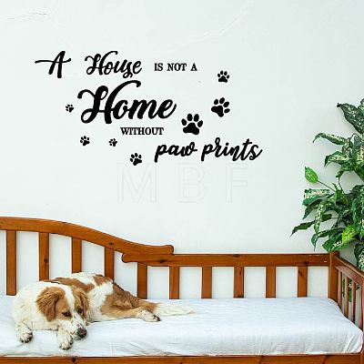 Translucent PVC Self Adhesive Wall Stickers STIC-WH0015-069-1