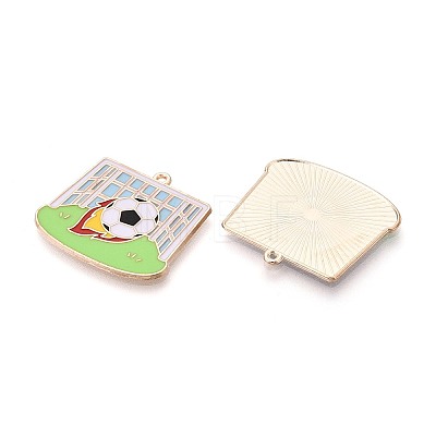 Alloy Enamel Pendants ENAM-T025-01G-12-1