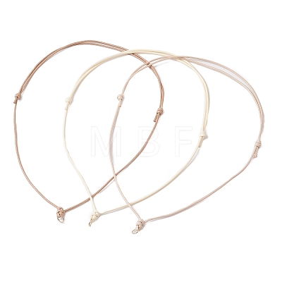 Adjustable Korean Waxed Polyester Cord Necklace Making AJEW-JB01310-01-1