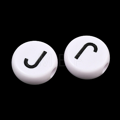 Opaque Acrylic European Beads AC-CBA3BDD-01J-1