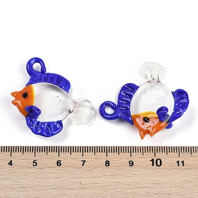 Handmade Lampwork Pendants LAMP-I029-13C-1