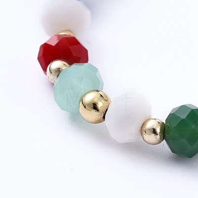Glass Beads Jewelry Sets SJEW-JS01088-1