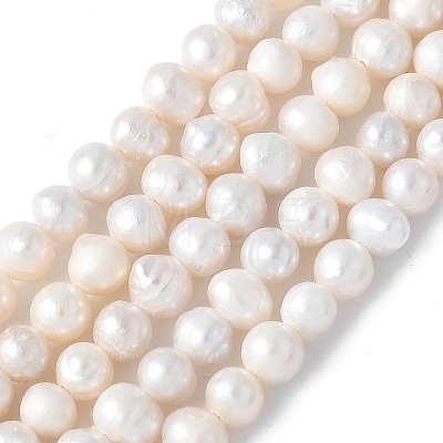 Natural Cultured Freshwater Pearl Beads Strands PEAR-I007-07Q-01A-1