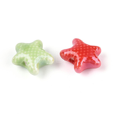 Handmade Porcelain Beads X-PORC-Q002-03E-01-1