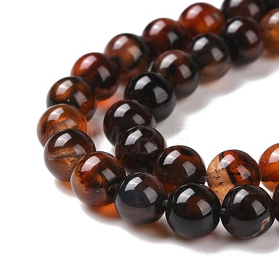Natural Agate Beads Strands G-D845-02-4mm-1