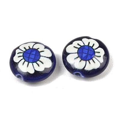 Printed Handmade Porcelain Beads PR-CBA938E-02B-1