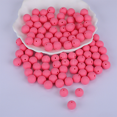 Round Silicone Focal Beads SI-JX0046A-07-1
