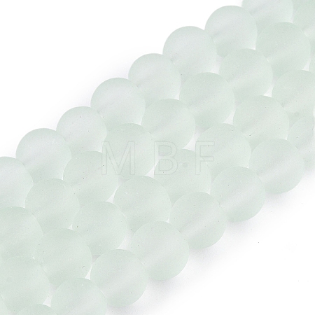 Baking Paint Transparent Glass Bead Strands GLAA-S031-4mm-29-1