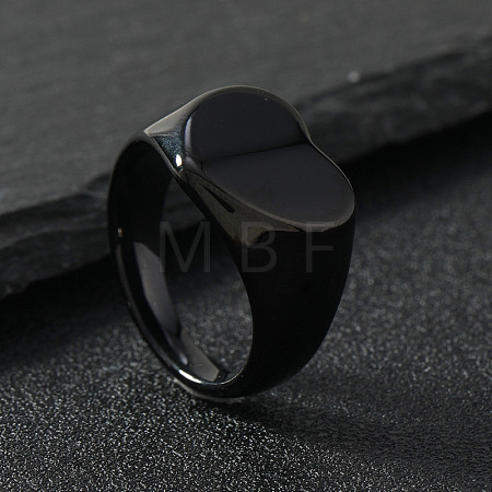 Heart 201 Stainless Steel Finger Rings FS-WG1ADC4-06-1