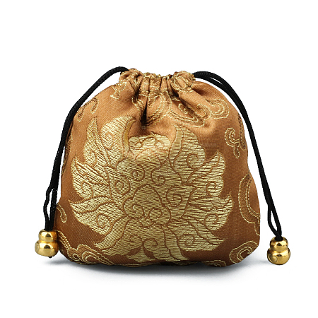 Chinese Style Stain Brocade Jewelry Packing Pouches PAAG-PW0001-161I-1-1