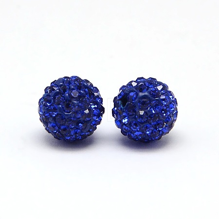 Polymer Clay Rhinestone Beads RB-A053-4mm-05-1