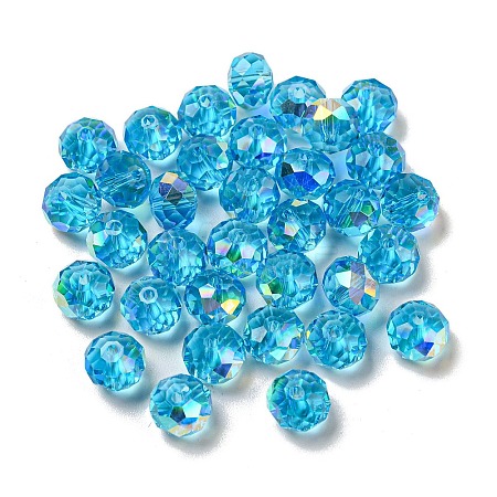 Electroplate Glass Beads EGLA-Z004-01B-13-1
