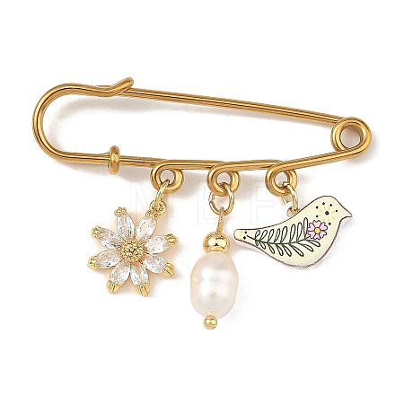 304 Stainless Steel Kilt Pins Brooch JEWB-BR00207-1
