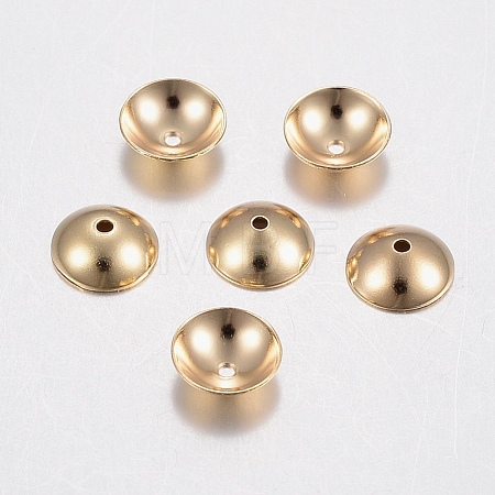 304 Stainless Steel Bead Caps STAS-H436-35-1