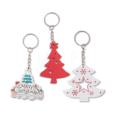 Christmas Wood Kechain KEYC-JKC00878-1