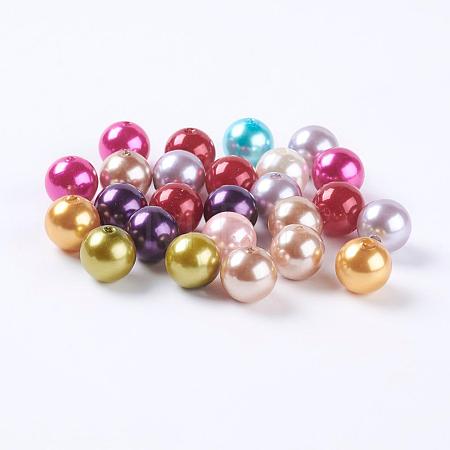 Colorful Acrylic Beads PACR-14D-M-1