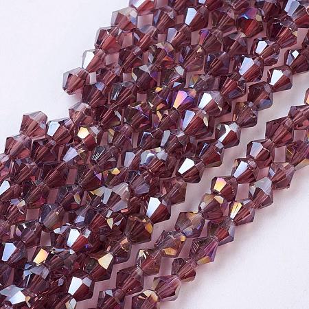 Glass Beads Strands EGLA-S056-01-1
