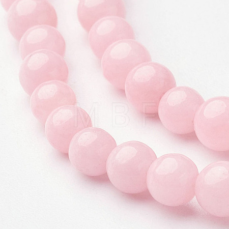 Natural Mashan Jade Round Beads Strands X-G-D263-4mm-XS02-1