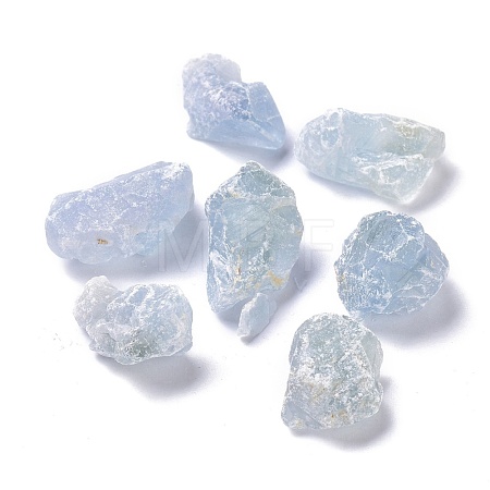 Rough Raw Natural Celestite/Celestine Beads G-C231-07-1