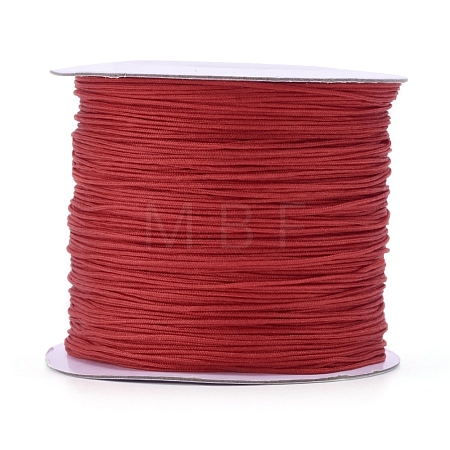 Nylon Braided Cord for Woven Jewelry Making Macrame Craft NWIR-D055-0.6mm-02-1