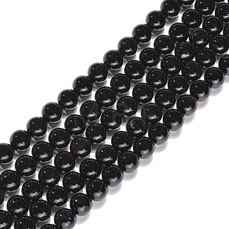 Natural Agate Beads Strands X-G-G390-8mm-01-1