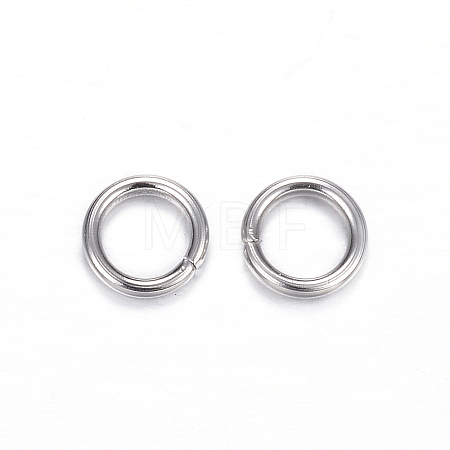 Tarnish Resistant 304 Stainless Steel Open Jump Rings STAS-D447-18-1