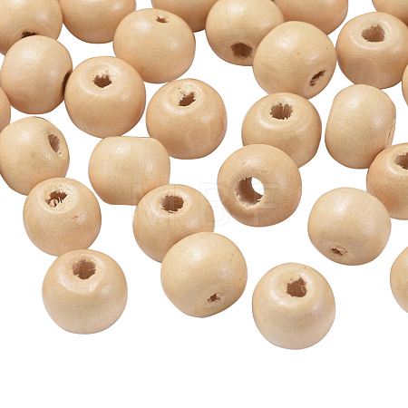Natural Wood Beads X-YTB022-6-1