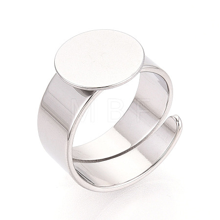 304 Stainless Steel Ring Base Findings STAS-N122-02A-P-1