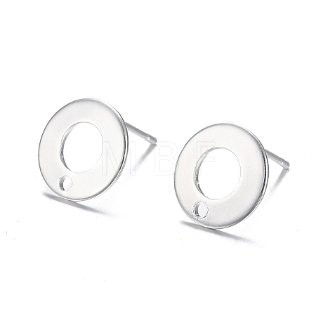 304 Stainless Steel Stud Earring Findings STAS-H104-01S-1